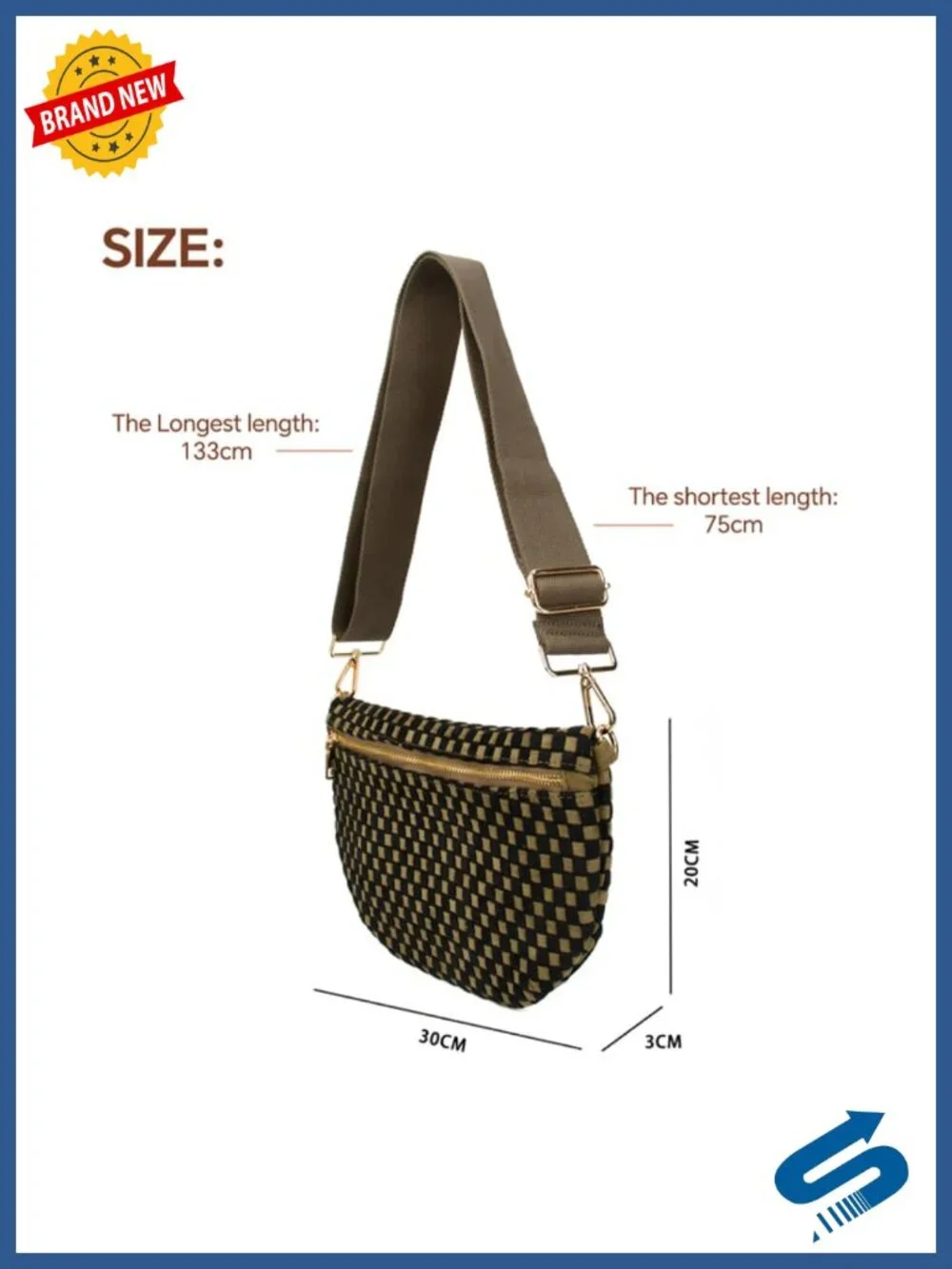Woven Belt Bag – Vegan Suede Adjustable Strap Crossbody